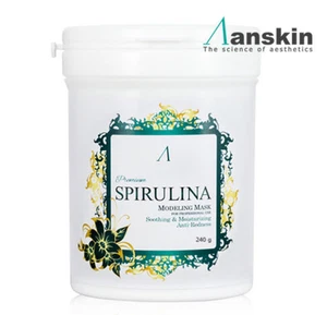 Anskin Premium Spirulina Modeling Mask Pack 240g Moisturizing K-Beauty Fast Ship - Picture 1 of 1