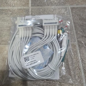 Welch Allyn Original 10 Leitungen Set Bananenleitung EKG Kabel 901006 401129 - Bild 1 von 1