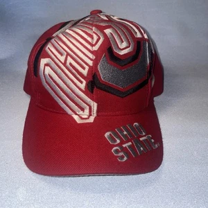 Vintage Ohio State Buckeyes Hat Mens OS Red Big Logo SnapBack The Game 90s Cap - Picture 1 of 6
