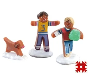 LEMAX VILLAGE GUMDROP FOOTBALL, SET OF 3 # 82591 NIP - Picture 1 of 1