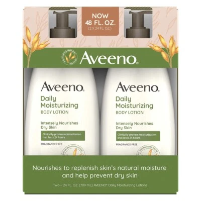 Aveeno 2pc - 20fl oz. Extra large  Daily Moisturizing Lotion. - Image 1 of 3