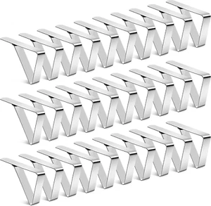 30 Pcs Tablecloth Clips,Picnic Table Clips,Stainless Steel Tablecloth Clips Idea - Picture 1 of 12