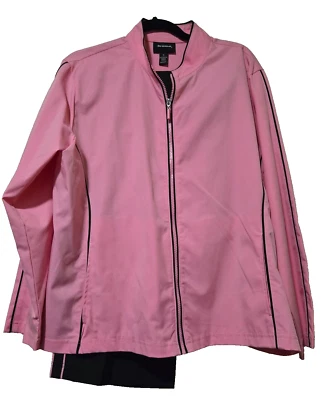 Bolle Mujer Rosa Ligero Chaqueta Atlética con Pantalones Talla 1X Foto 1 de 4