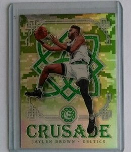 2016-17 Panini Excalibur Crusade JAYLEN BROWN  Silver Holo Camo RC Rookie #96 
