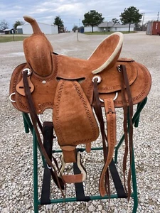 "Falda doble silla de montar Youth Kids Western Horse Ranch 10"" 12"" 13" - Imagen 1 de 9