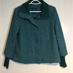 Prana Wool Blend Teal Jacket size M - Imagen 1 de 10