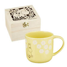 Moomin Mug Cup with Wooden Box 350ml Yellow