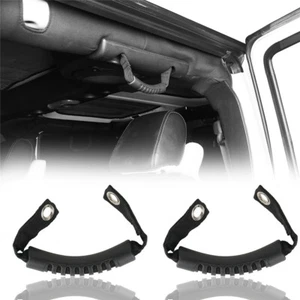 Pair Windshield Pillar Grab Handle for 2007-2018 Jeep Wranger JK & Unlimited - Picture 1 of 10