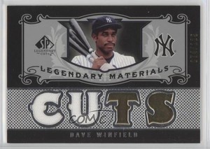 2007 SP Legendary Cuts Materials Double Material /125 Dave Winfield #LM-DW1 HOF