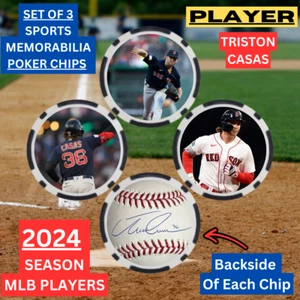 TRISTON CASAS - 2024 MLB PLAYER - POKER CHIP SET - **SIGNED** - Picture 1 of 2