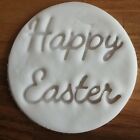 Happy Easter Embossing Stamp, fondant stamp, Cute, Cupcake, Cookie Easter 