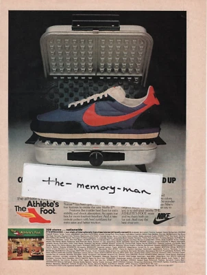 NIKE Waffle II El pie de atleta 1979 impresión de imágenes anuncio página de recorte Foto 1 de 2