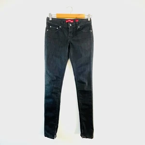 Levis Size 7 Black Denim 831 Extreme Skinny Jeans Designer - Picture 1 of 15