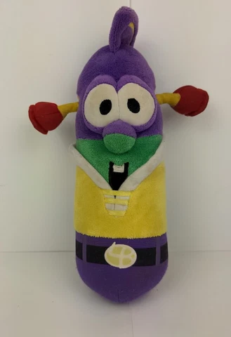 Larry Boy Cucumber Beanie Plush Veggie Tales Rare Gund Plush 2013 Fast Ship Cover