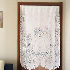 Lace Cutwork Hollow Door Curtain Panel Room Divider Rod Pocket Window Drape