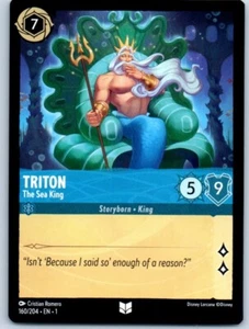 Tarjeta coleccionable individual Triton 160/204 Disney Lorcana - Imagen 1 de 2