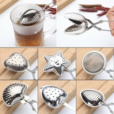 Confezione da 1 Colino per tè infus. Palla-acciaio inossidabile maglia filtro erbe spezie Leafs