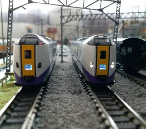 Tomix N gauge 98232/98233 "LIGHTED" JR Limited Express KIHA261(new color),6 cars - Picture 1 of 12
