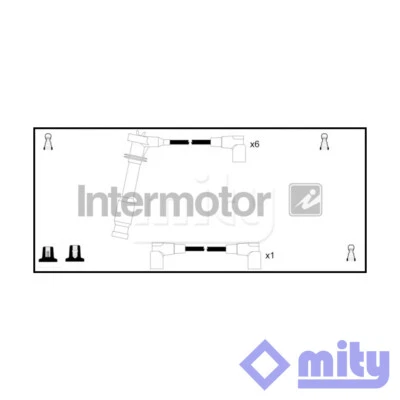 Fits Porsche 911 1992-1997 3.6 3.7 + Other Models Mity HT Ignition Leads - image 1 of 2