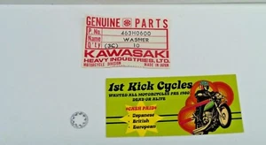 NOS KAWASAKI LOCK WASHER 6MM H1 H2 S3 463H0600 OEM - Imagen 1 de 2