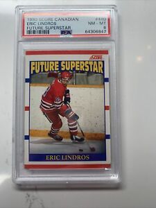 1990-91 score « Future Superstar » ERIC LINDROS carte recrue hockey RC #440 
