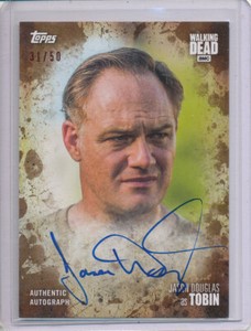 The Walking Dead Season 7 Autograph - Jason Douglas as Tobin Auto 31/50