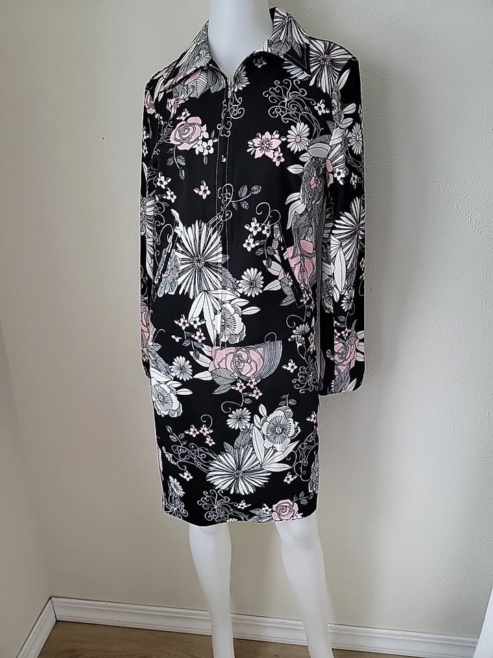 Mesmerize 2 изделия костюм цветочный маргаритки куртка и юбка размер маленький / 4 офис сирена  - Изображение 1 из 4