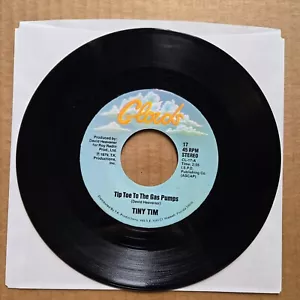 TINY TIM Tip Toe To The Gas Pumps 45 7" Record Vinyl Records - Picture 1 of 2