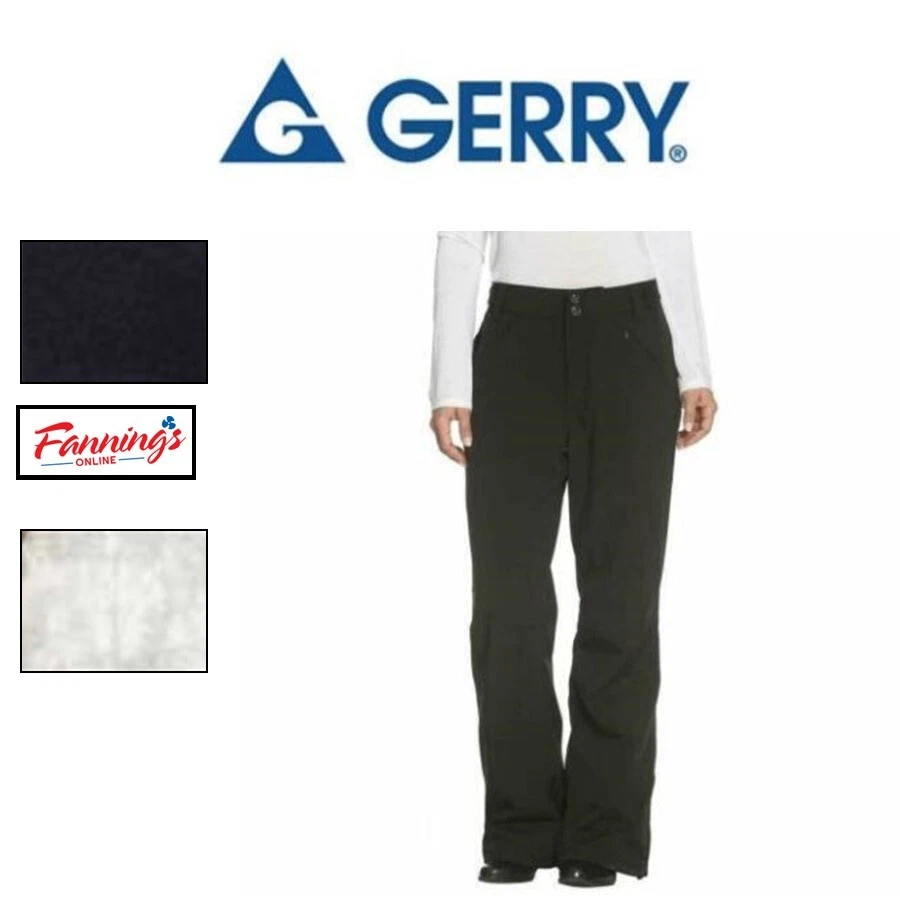 Gerry Women's Snow Tech Pants w/ 4 Way Stretch Fabric Ski Pant l E14