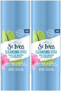St. Ives Cleansing Stick, Cactus Water & Hibiscus, 1.59 Ounce (Pack of 2) - Picture 1 of 2