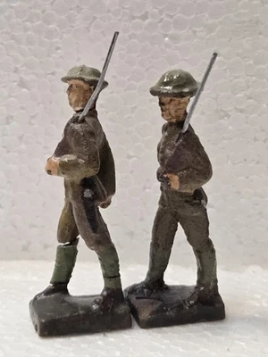 Juguete de elastolina Two Lineol Alemania soldados de la Primera Guerra Mundial Foto 1 de 4