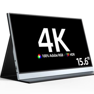 EVICIV 4K Tragbarer Monitor, 15,6-Zoll-IPS-Monitor 3840*2160 mit HDMI USB C VESA - Bild 1 von 12