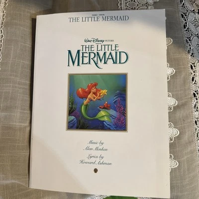 “The Little Mermaid”Disney Song Book Piano/Vocal 1990 Hal Leonard 64 Pages NEW - Image 1 of 4