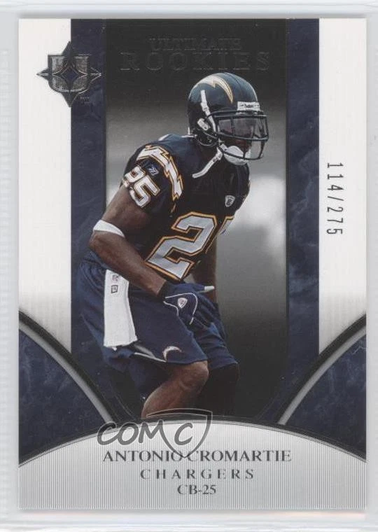 2006 Ultimate Collection Ultimate Rookies /275 Antonio Cromartie #267 Rookie RC - Image 1 of 2
