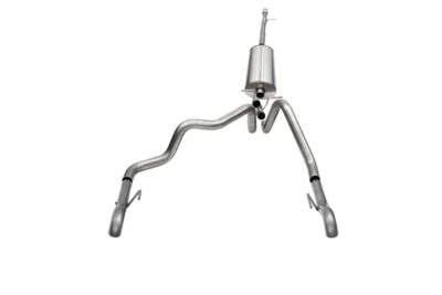 Corsa 21239 for 22-23 Chevy Silverado 1500 Cat-Back Dual Exhaust w/Turn Down - Image 1 of 4