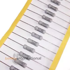 10x 47K 2W RESISTOR Flame Proof Metal Oxide - Picture 1 of 2