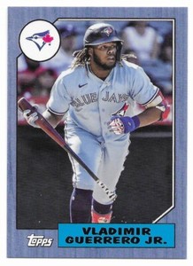 2022 Topps Mini 1987 Topps Blue Vladimir Guerrero Jr. #08/10 (78B-42) -Online