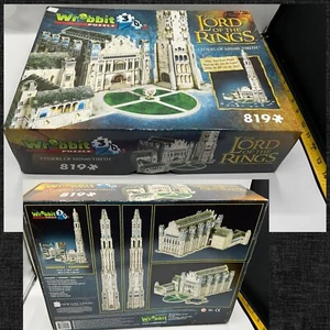 Wrebbit Puzzle 3D THE LORD OF THE RINGS 819 Pieces Citadel of Minas Tirith 2’ T - Picture 1 of 7