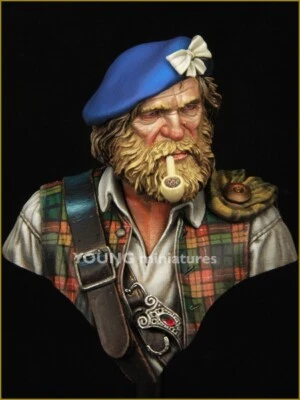 Young Miniatures - Highland Clansman - 1/10th Resin Bust - YH1838 - Image 1 of 4