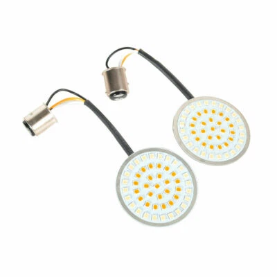1157 2'' Front LED Turn Signals Blinker Light Sportster For Harley Davidson Lamp - Image 1 of 4