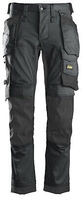 Snickers 6241 Stretch Work Trousers Allroundwork With Holster Pockets Steel Grey • 94.99£