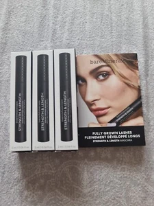 Bare Minerals Strength & Length Mascara 2ml - Extreme Black X 3 - Picture 1 of 3