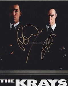 Martin And Gary Kemp Hand Signed 8x10 Photo, The Krays, Spandau Ballet, Ronnie G - Picture 1 of 2
