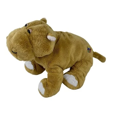 Ganz Webkinz Mud Hippo Plush Stuffed Animal Brown 10" Soft Toy No Code Tan - Image 1 of 4