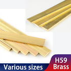 Brass Flat Bar Plate Strip，Metal Bras Solid Rod Section，Multiple Sizes Available