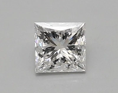 Diamante CVD de corte princesa de 0,65 quilates cultivado en laboratorio corte IGI color E claridad VVS1 Foto 1 de 4