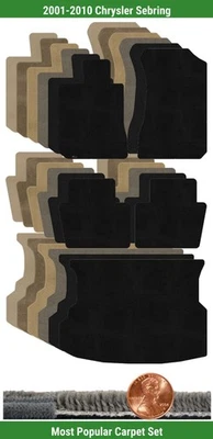 Juego de alfombrillas Ultimat personalizadas para Chrysler Sebring 2001-2010 (5 piezas) #I7Q Foto 1 de 4
