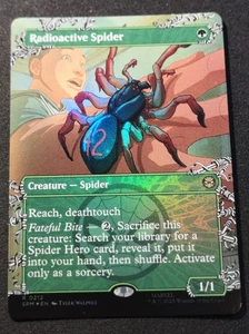 Radioactive Spider - Foil - Borderless - SPM - MTG - EN - NM - 0212 - Picture 1 of 1