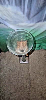 Редкий 36-дюймовый полный ярд эля пивного стекла с заказной деревянной подставкой - Изображение 1 из 4