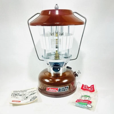 复古 Unfired 美国 Coleman 型号 275A 灯笼 2/1982 双地幔 — 第 1/4 张图片
